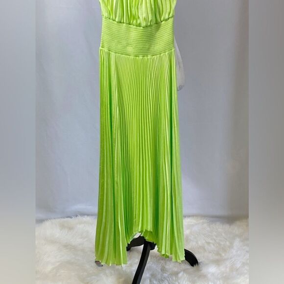 A.L.C. Asymmetric Pleated Midi-Dress size 2 - Picture 9 of 12